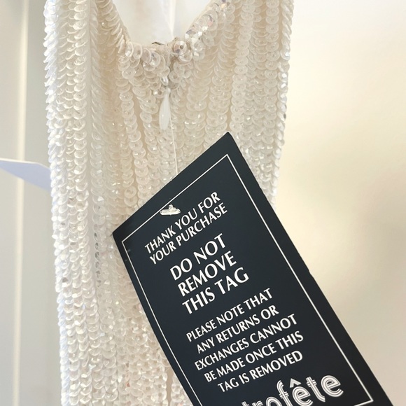 NWT White retrofete dress - Picture 6 of 7